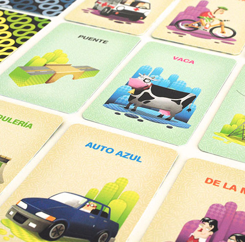 juego de mesa para el carro cartas maldon pasajero